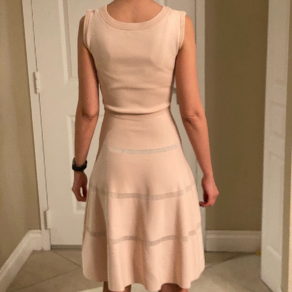 Sandro beige/light pink dress - Picture 7 of 8